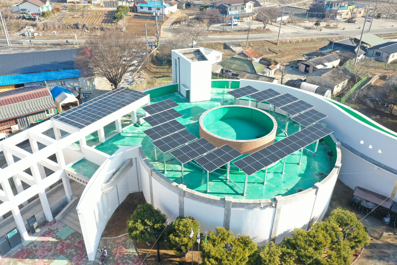 충남 당진 합덕수리민속박물관의 드론사진(자료제공: 충남도).