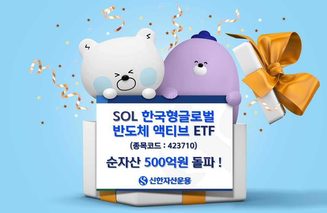 SOL 한국형글로벌 반도체 액티브 ETF 순자산 500억 돌파 [투자360]