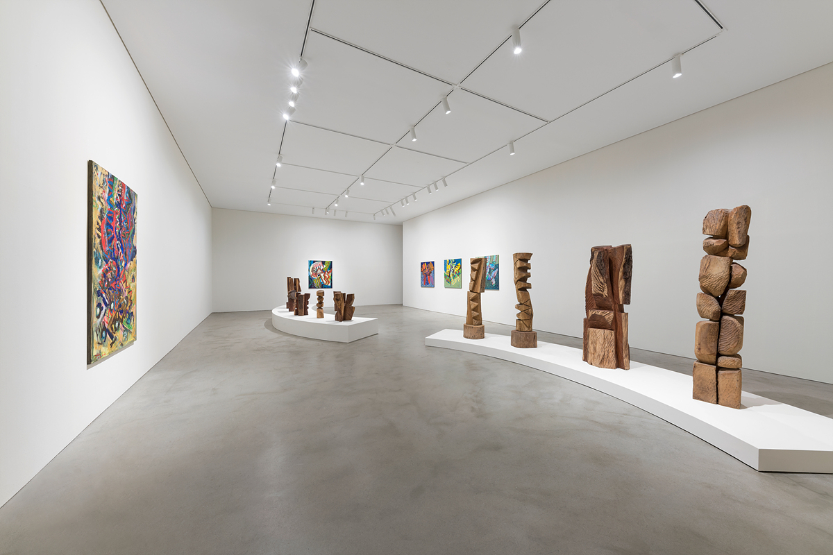 An installation view of “Kim Yun Shin” at Kukje Gallery that ran from March 19 to April 28 (Courtesy of the gallery)