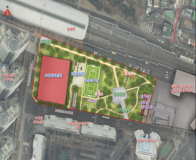 부산 동래구 제2국민체육센터 조감도. [사진=부산시]