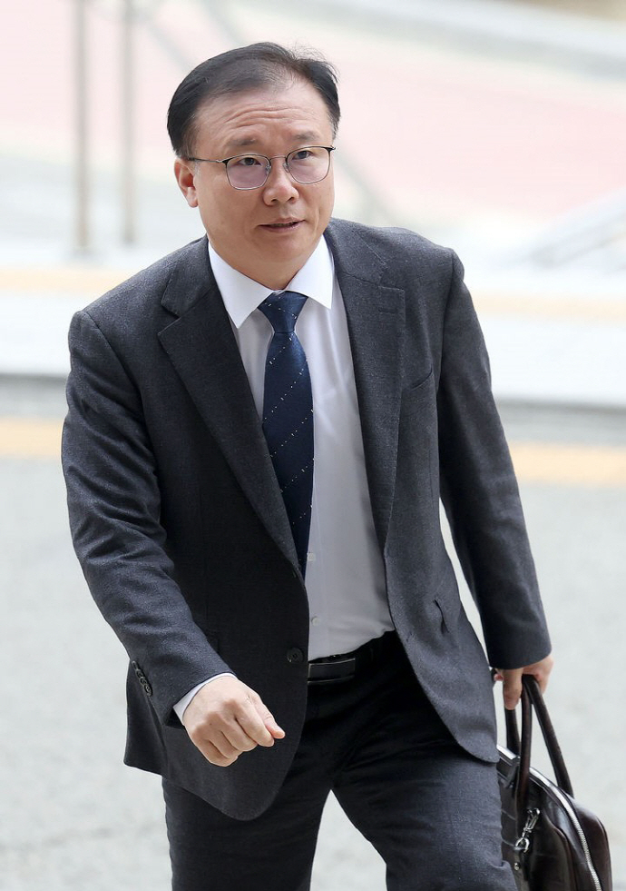박종근 광주지방검찰청 검사장이 3월 25일 경기 과천시 정부과천청사 법무부에서 열린 법무부장관 지방 지검장 간담회에 참석하고 있다.[뉴시스]