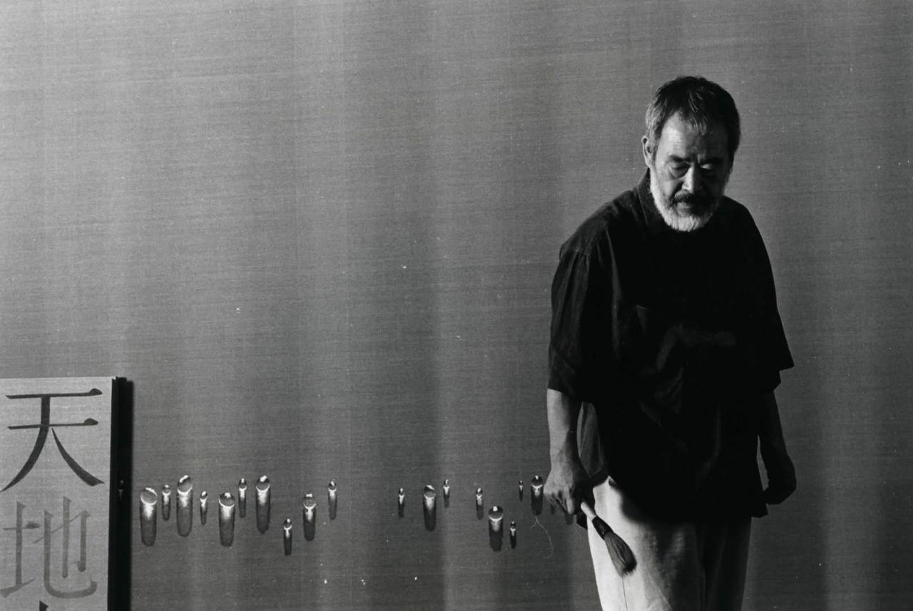 2000년대 김창열 작가 모습. [갤러리현대]