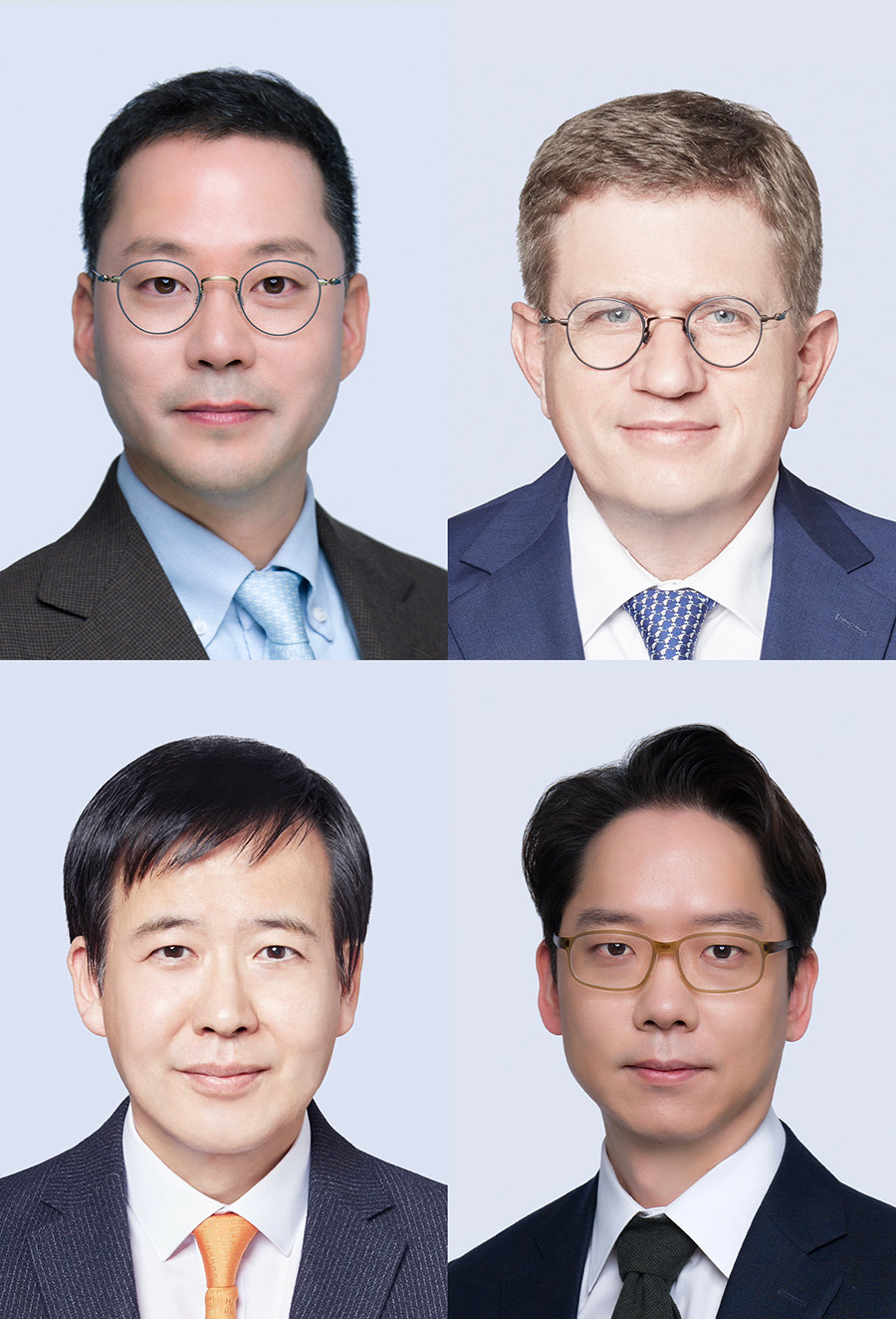 박영석(상단 왼쪽부터) 변호사, 로버트 왁터 외국변호사, 임성우(하단 왼쪽부터)변호사, 방형식 외국변호사 [세종 제공]