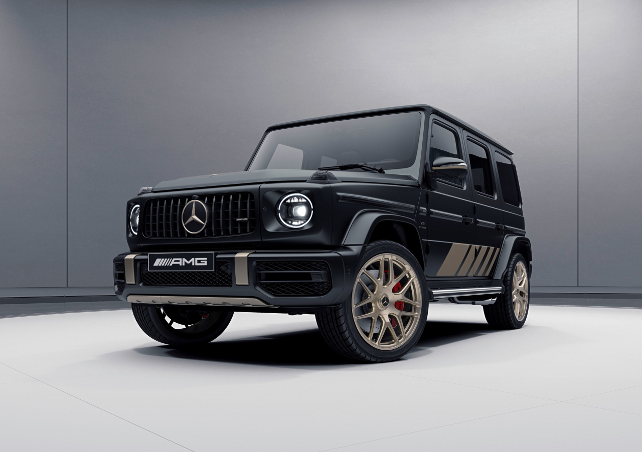 ‘메르세데스-AMG G 63’의 한정판 모델 ‘메르세데스-AMG G 63 그랜드 에디션’ 외관. [메르세데스-벤츠 코리아 제공]