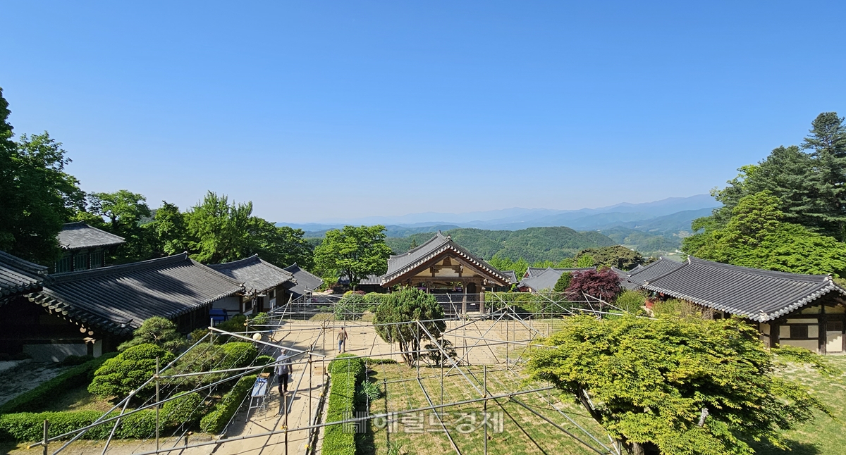 부석사에서 바라본 풍광