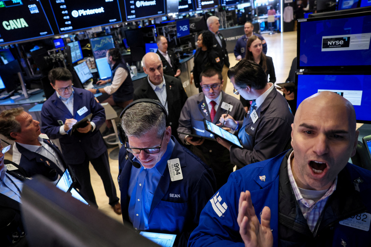 15일(현지시간) 미국 뉴욕증권거래소(NYSE]