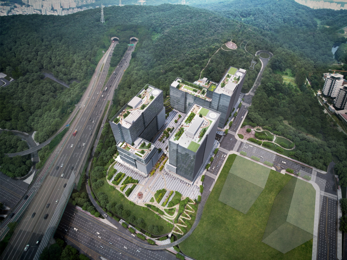 용인특례시 '상현4지구'에 들어설 예정인 지식산업센터 조감도.[용인시 제공]