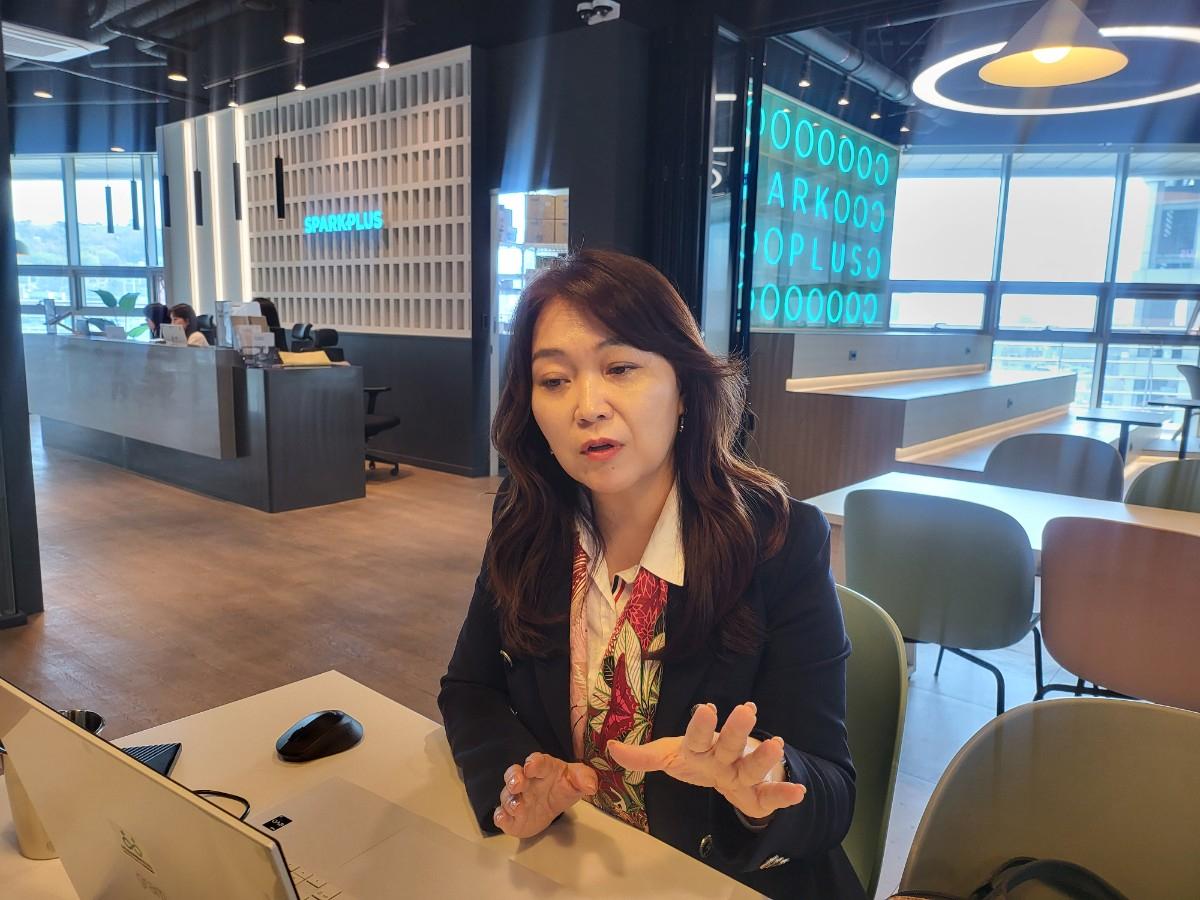 정운영 (사)금융과행복네트워크 이사장이 헤럴드경제와 인터뷰를 진행하고 있다. 홍승희 기자