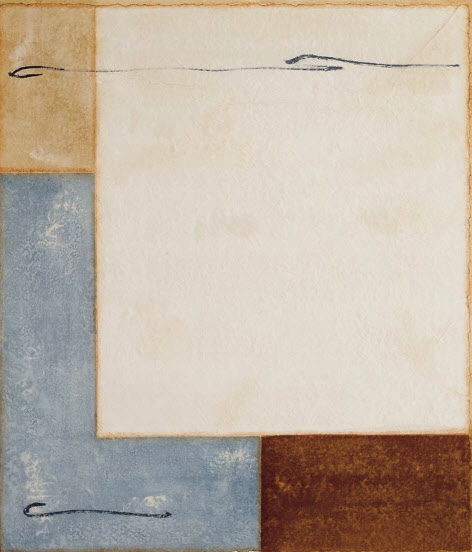 성연화, 평온(Serenity) 24-000-007, 한지, 혼합재료, 53.0&times;45.5cm, 2024