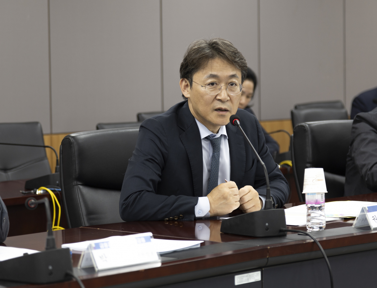 권대영 금융위원회 사무처장이 20일 오후 서울 종로구 정부서울청사에서 제1차 상호금융정책협의회를 개최하고 있다.[금융위원회 제공]