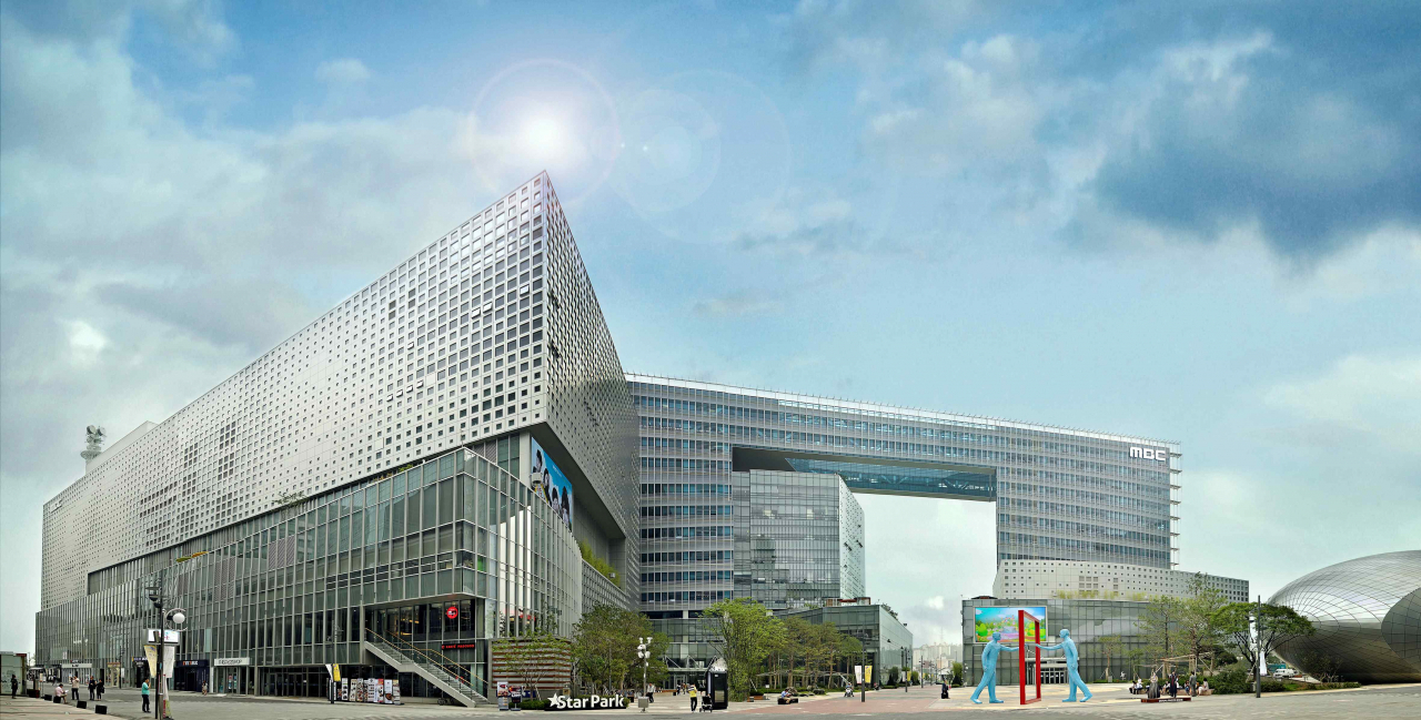 MBC 상암 사옥 전경 사진. [CJ올리브네트웍스 제공]