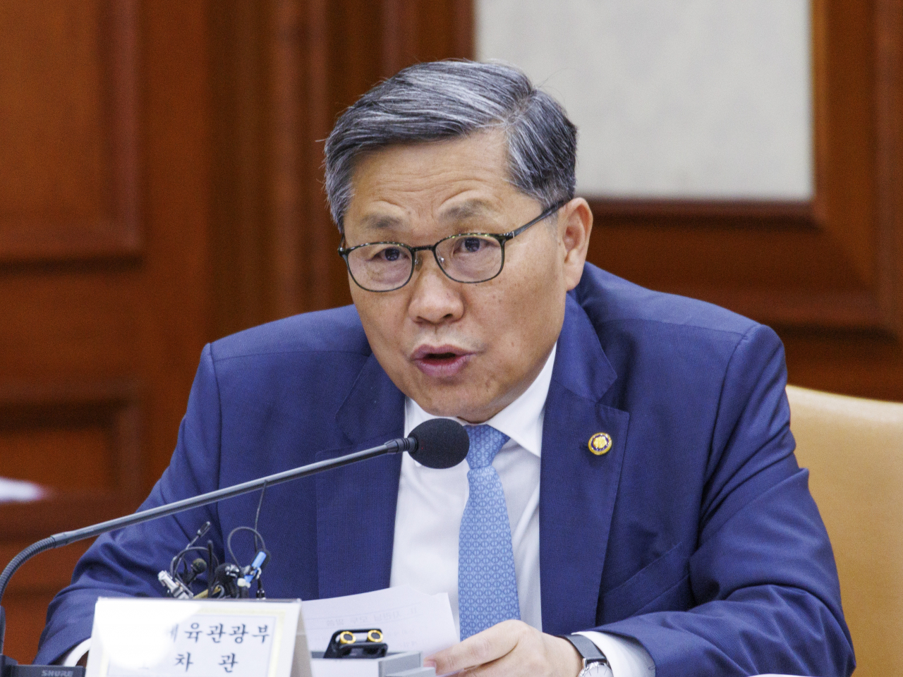 전병극 문화체육관광부 1차관 [연합]