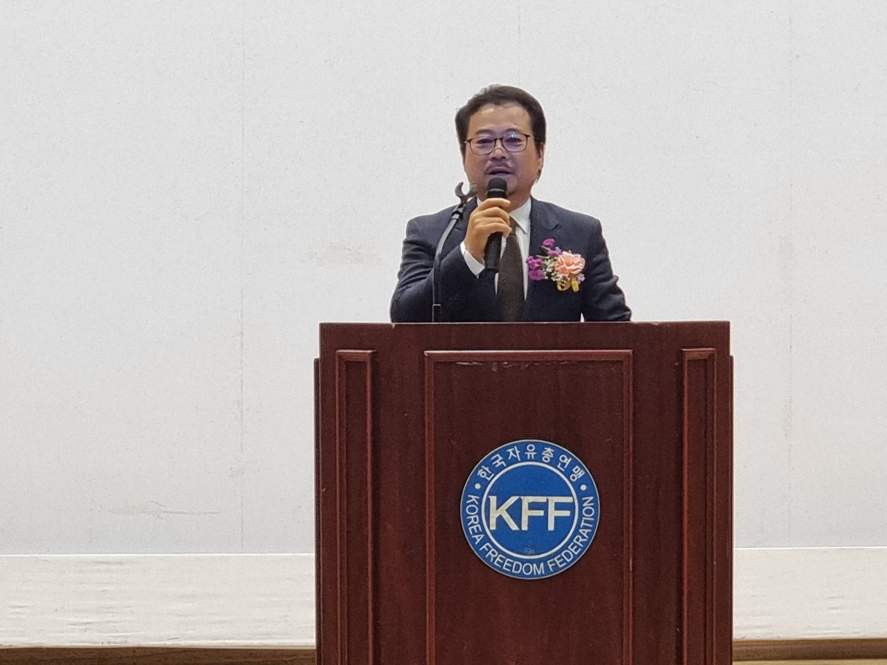 허혁필 이임회장이 이임사를 하고 있다. [사진=임순택 기자]