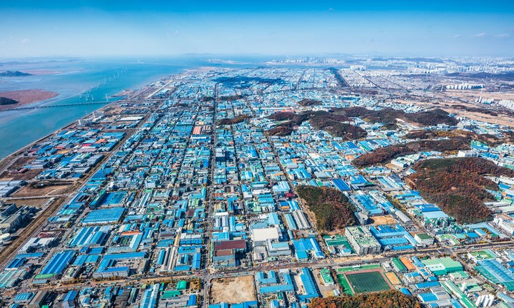 경기 안산시 반월시화 산업단지 전경. [산업단지공단 제공]