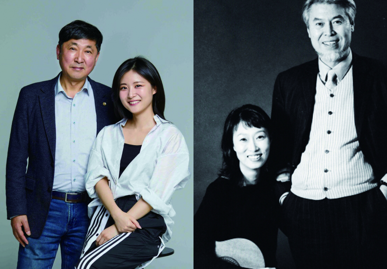 ‘대디&미 기타 콘서트(DAD&ME GUITAR CONCERT)’에서 특별한 무대를 꾸며줄 ‘장하은(딸)-장형섭(아빠)·왼쪽’, ‘허원경-허병훈’ 연주가.