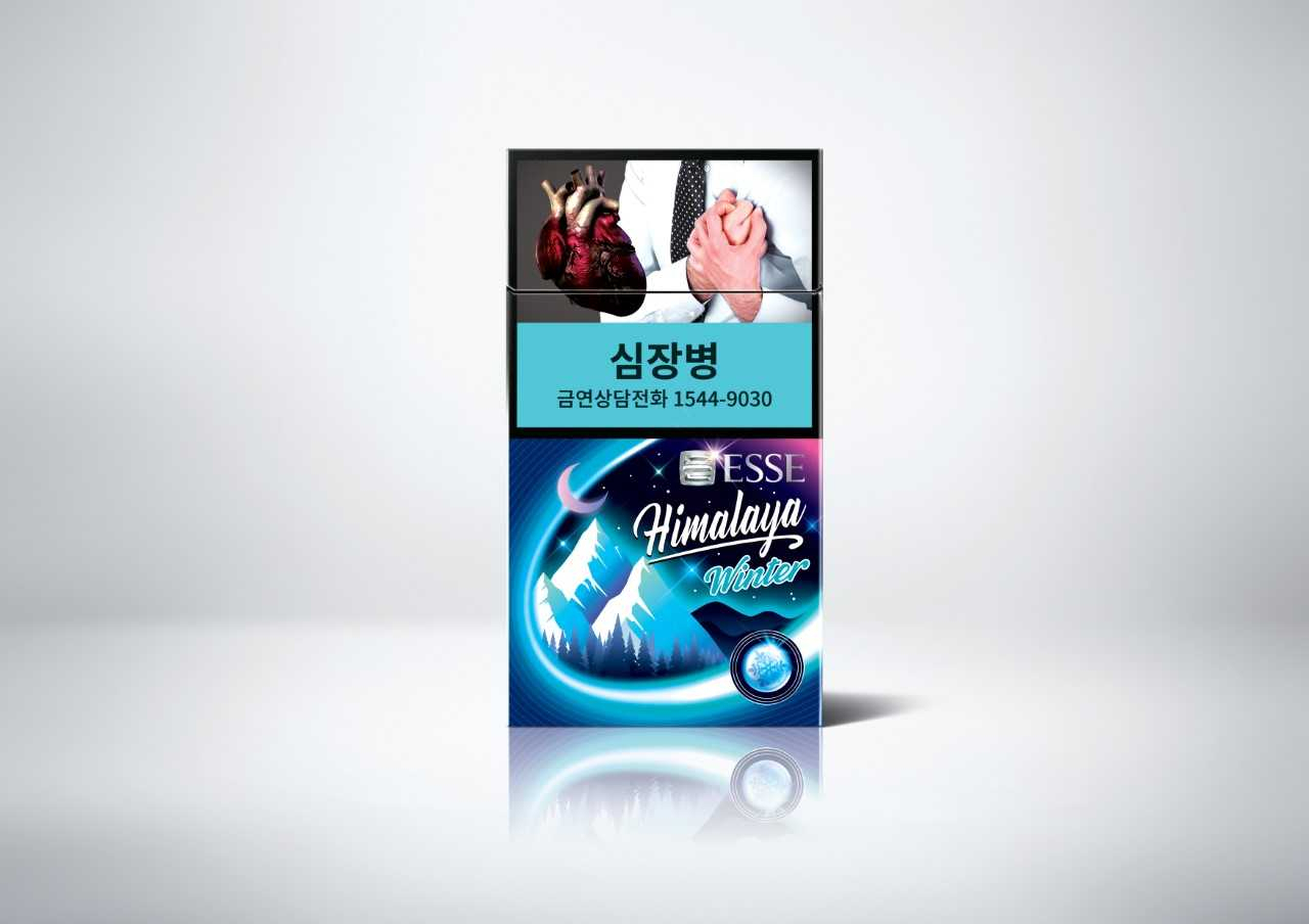 KT&G가 초슬림 궐련형 담배 ‘에쎄 히말라야 윈터(ESSE Himalaya Winter)’를 29일 전국 판매점에서 출시한다. [KT&G 제공]
