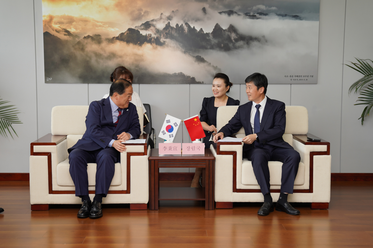 2023년 훈춘 국외출장 사진[속초시 제공]