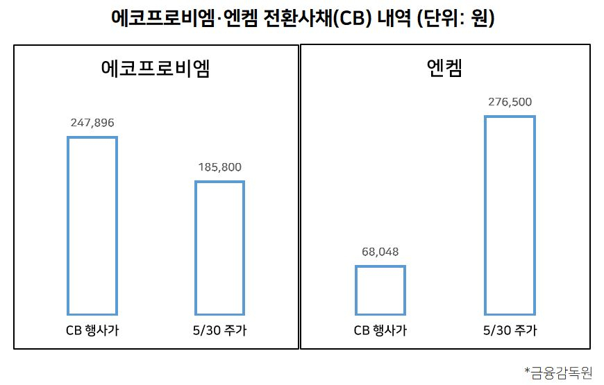 PE '이차전지' 투자 성적, 에코프로비엠·엔켐 희비 엇갈려 [투자360]