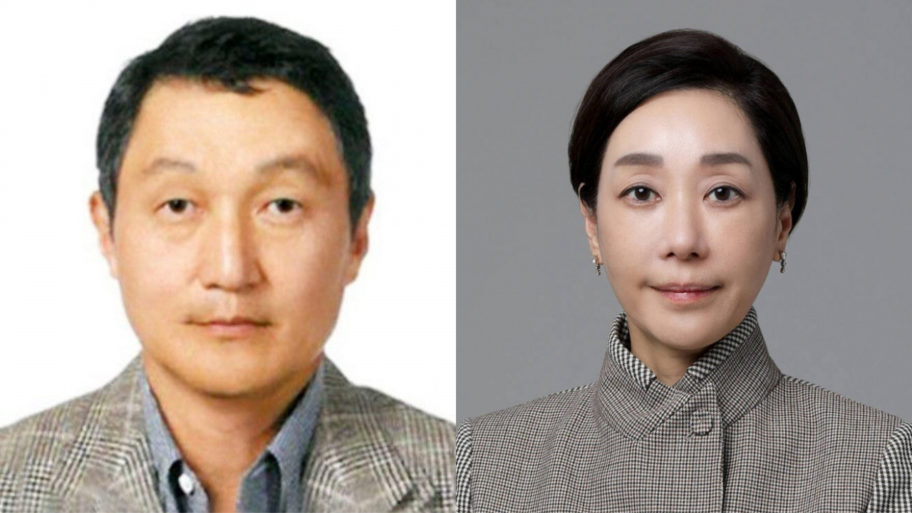 구본성(왼쪽) 아워홈 전 부회장과 구지은 부회장. [아워홈 제공]