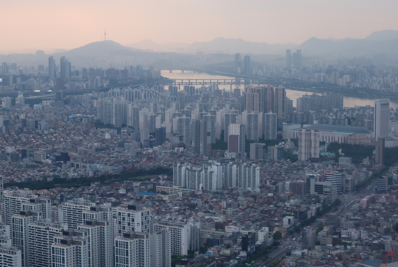 서울 강남구, 송파구 등 서울시내 아파트 단지 전경. 연합뉴스