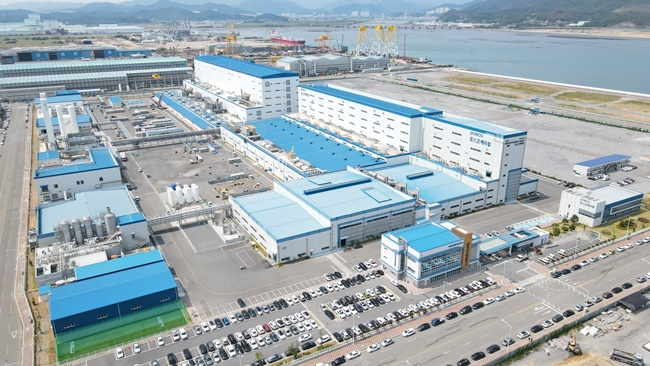 율촌산단 포스코 양극재 공장.