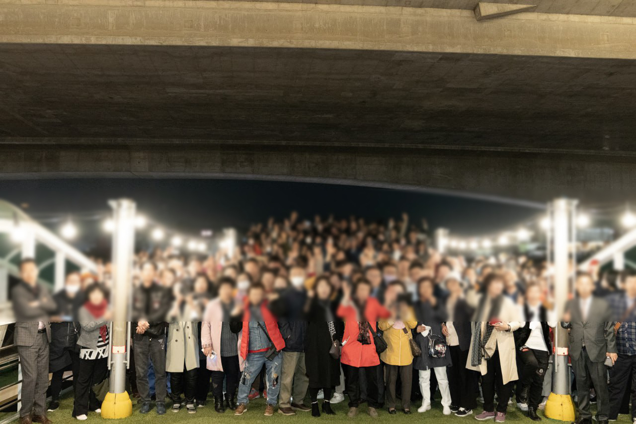 아도인터내셔널 회원들이 발대식에 참석한 모습[동작경찰서 제공]