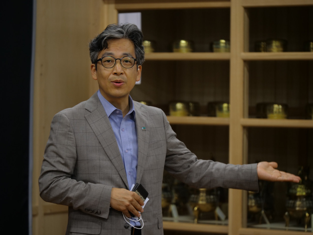 정용재 국립고궁박물관장. 이정아 기자.