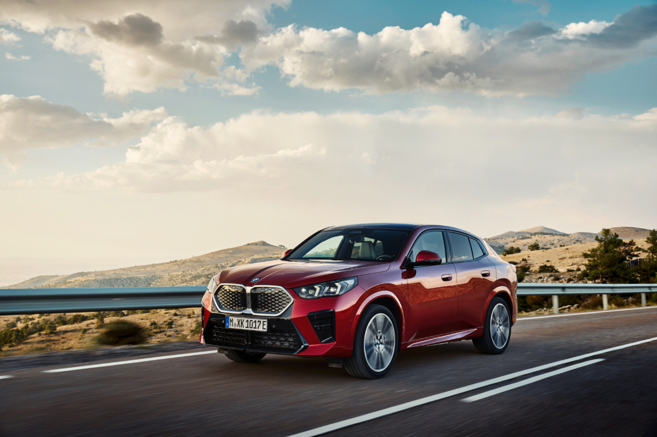 The BMW iX2 is the company's first all-electric sports activity coupe. (BMW Korea)