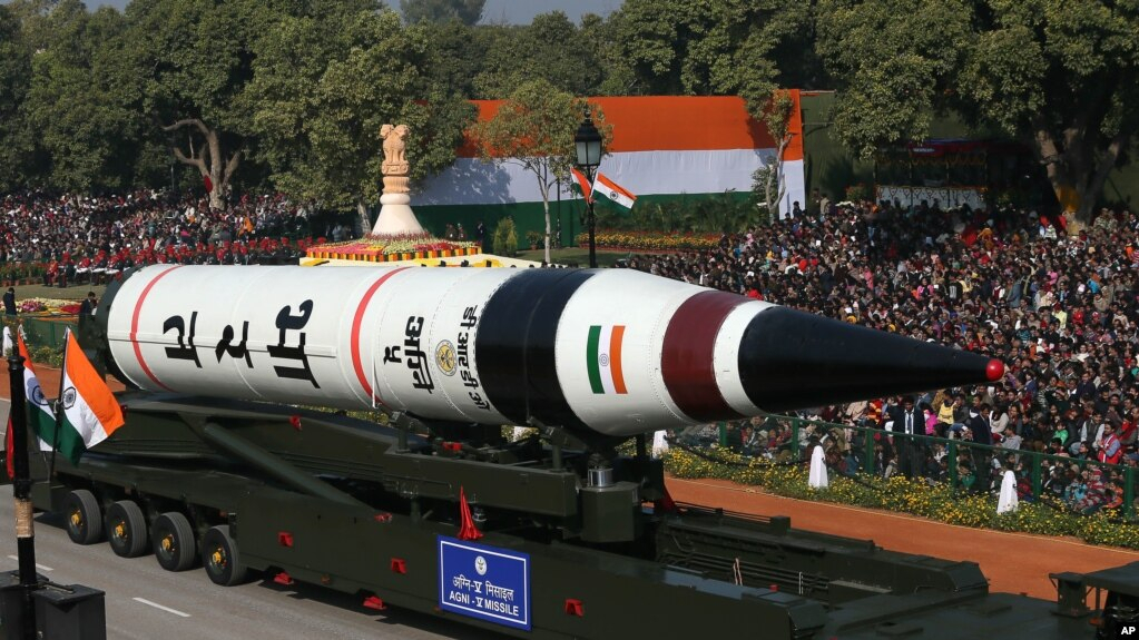 인도 대륙간 탄도 미사일(ICBM) 아그니-5 [AP]