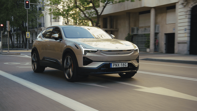 폴스타 플래그십 전기 SUV 폴스타 3 주행 모습. [폴스타 제공]