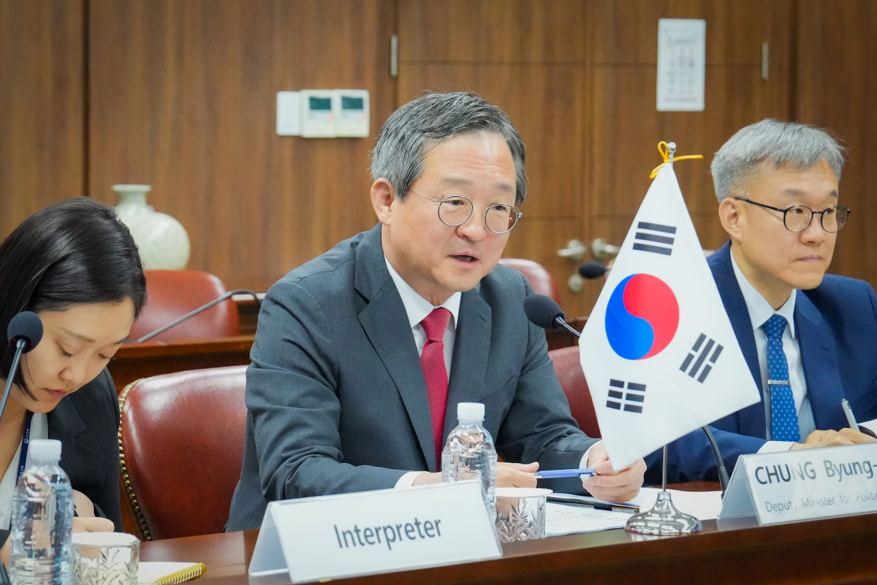 정병원 외교부 차관보. [외교부 제공]