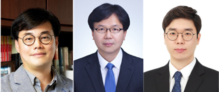 박인규(왼쪽부터) KAIST 교수, 정준호 한국기계연구원 박사, 하지환 KAIST 박사과정.[KAIST 제공]