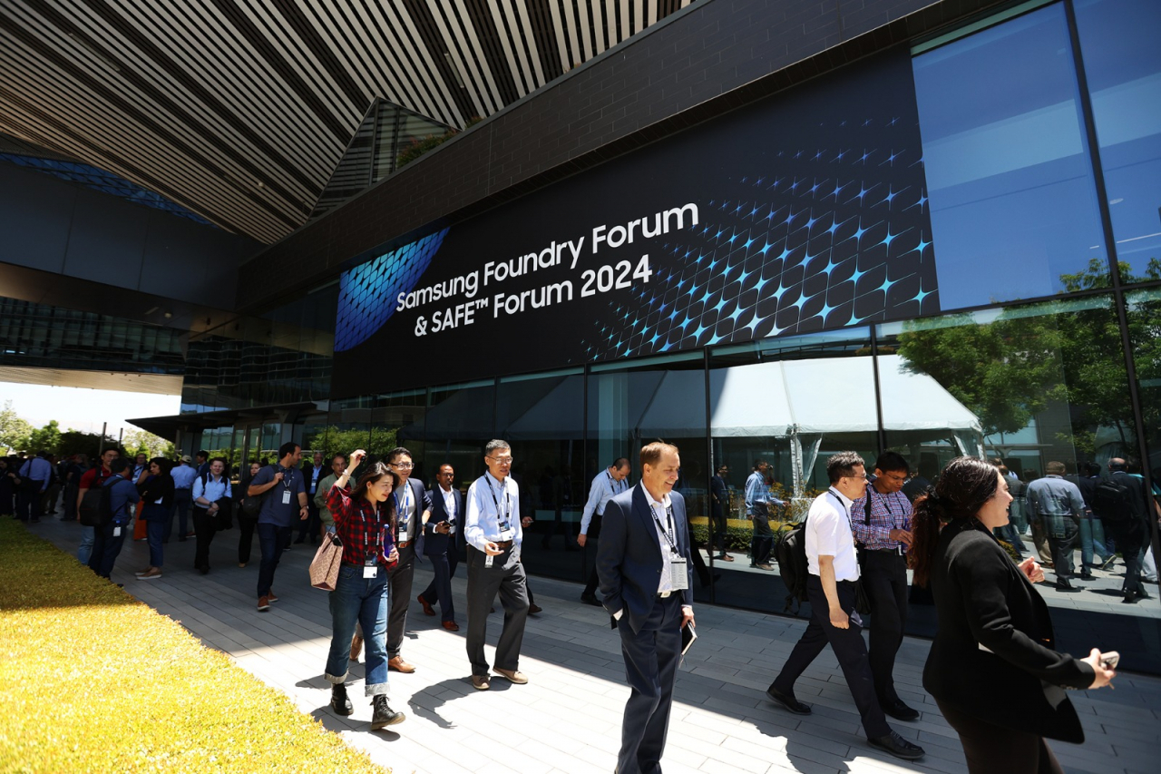 12일(현지시간) 미국 실리콘밸리에서 열린 삼성 파운드리 포럼 2024(Samsung Foundry Forum 2024) 현장. [삼성전자 제공]