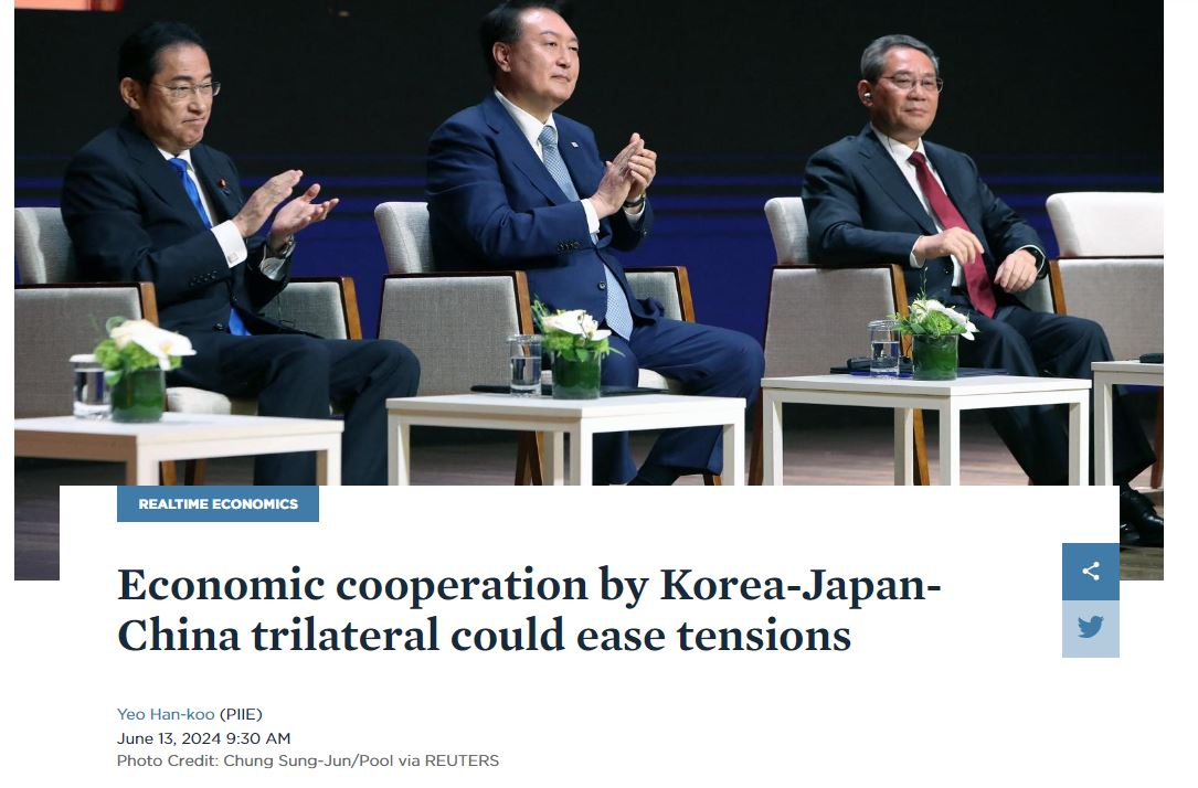 피터슨국제경제연구소(PIIE) 홈페이지 캡쳐화면