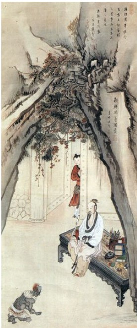 신윤복, '고사인물도' [국가유산청]