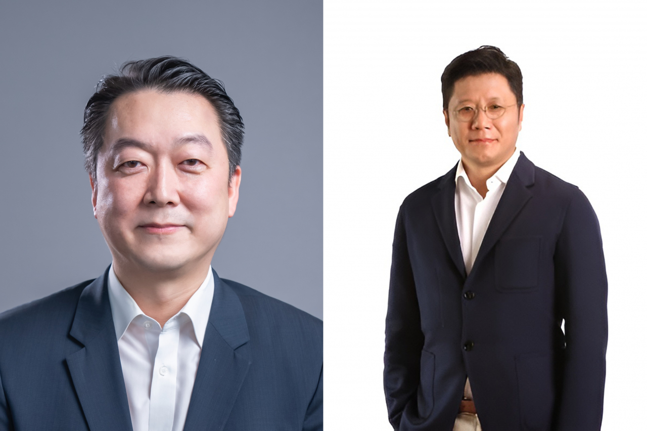 정형권(왼쪽) 지마켓 신임 대표와 최훈학 SSG닷컴 신임 대표. [신세계그룹 제공]