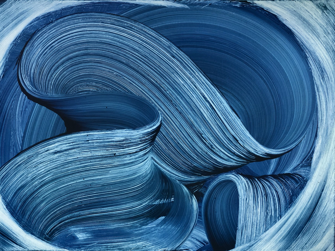 코스타스 파파코스타스, Secrets of the sea #03, 캔버스에 아크릴, 90&times;120cm, 2023