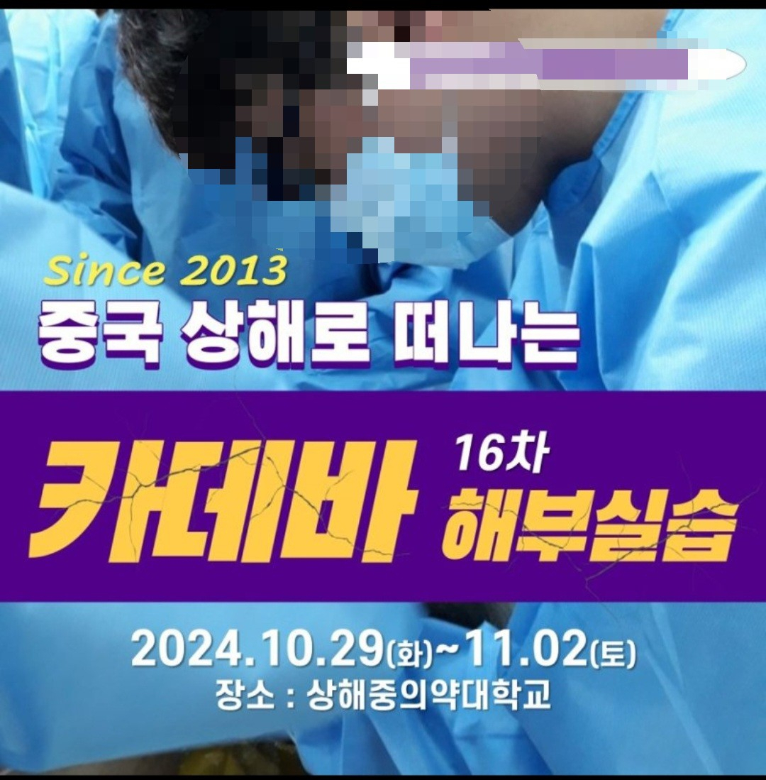 한 업체는 직접 카데바를 해부할 수 있는 해외 연수 프로그램을 홍보 중이다. [인스타그램 캡처]