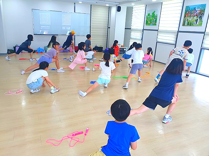 서울 양천구가 지난해 여름방학 진행한 건강플러스 교실 참여 학생들 모습 [양천구 제공]