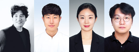 KAIST 최신현 교수, 배종민 석사과정생, 한양대 권초아 박사후연구원, 김상태 교수 [KAIST 제공]