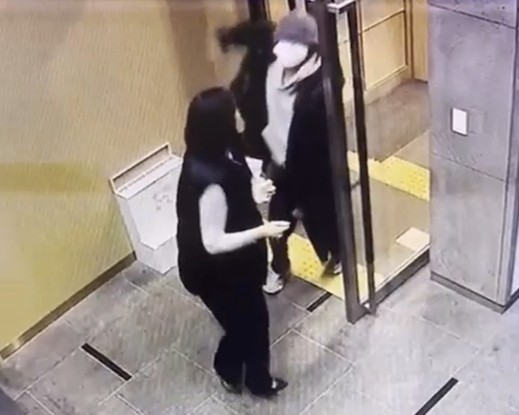 배현진 국민의힘 의원이 괴한에게 둔기로 머리를 가격당해 병원으로 옮겨진 가운데, 배현진 의원실이 폭행범이 배 의원을 상대로 공격하는 모습이 담긴 CCTV 영상을 공개했다. [배현진 국민의힘 의원실]