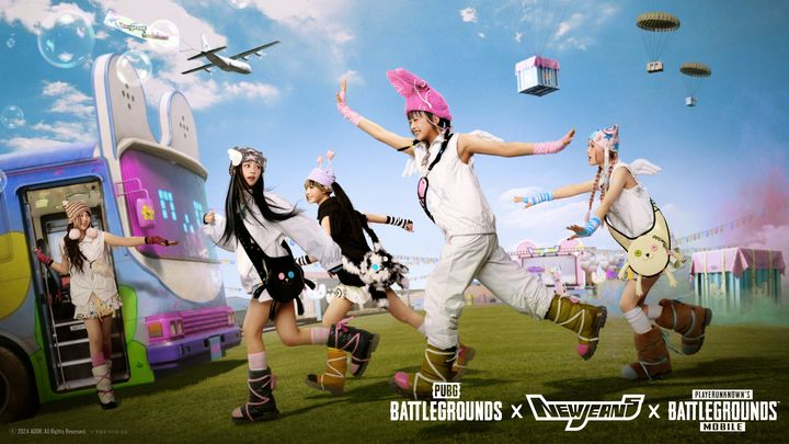 NewJeans in "PUBG: Battlegrounds" (Krafton)