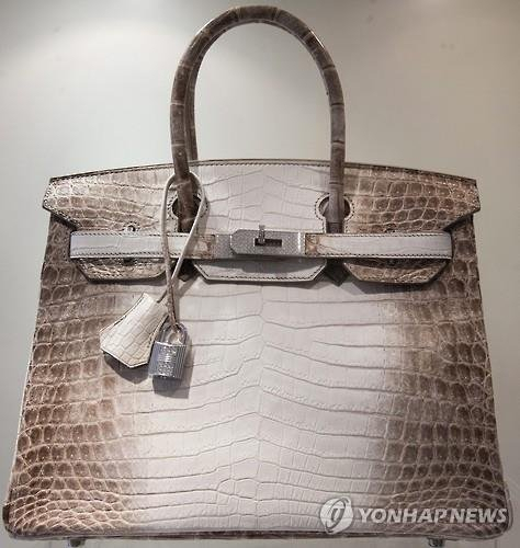 크리스티 경매에 나온 에르메스 히말라야 버킨백. [EPA 연합뉴스]