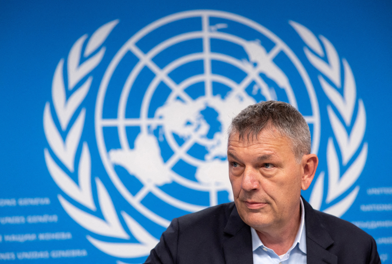 필립 라자지니 유엔 팔레스타인 난민구호기구(UNRWA) 집행위원장 [로이터]