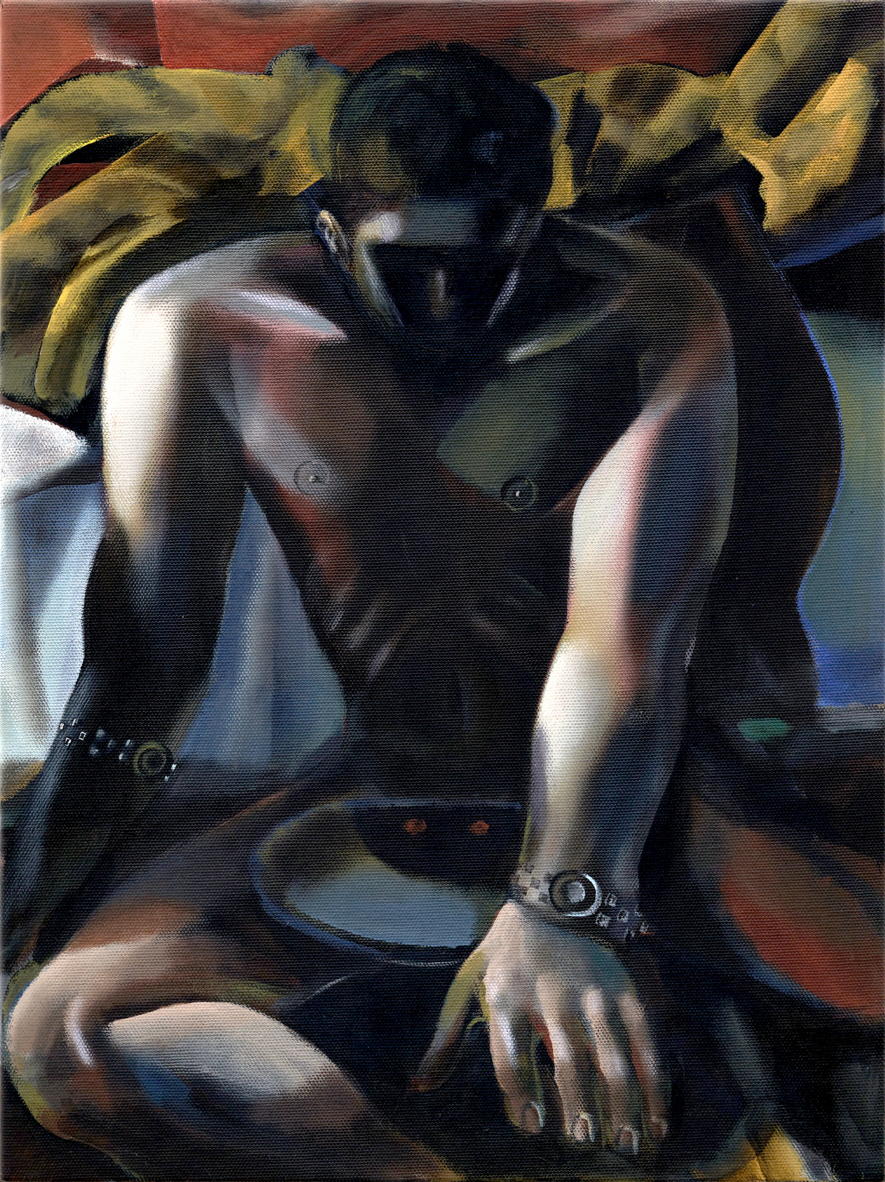 액스 미스유타, Barest, 캔버스에 아크릴, 40&times;30cm, 2024