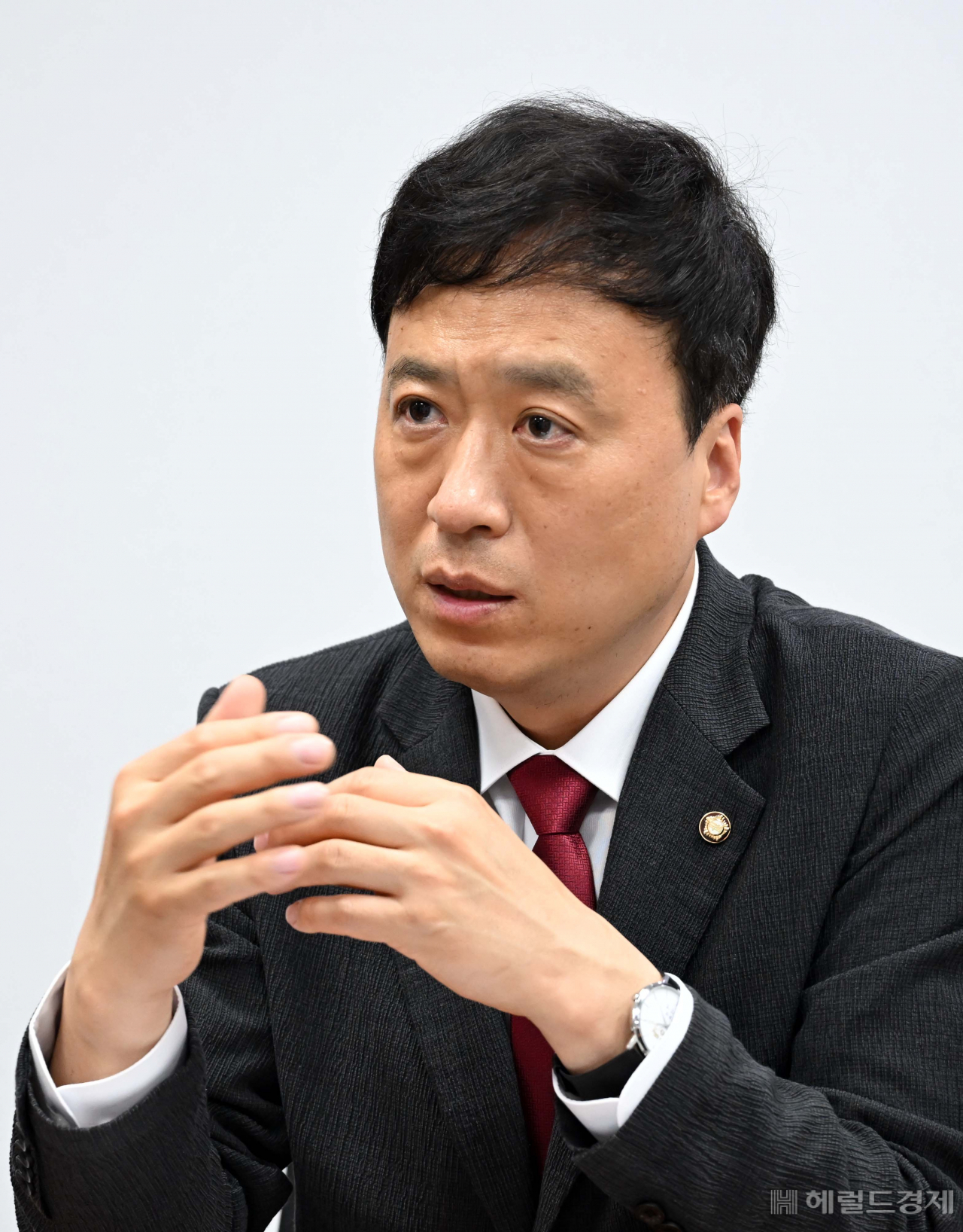 정성국 국민의힘 의원이 25일 오후 서울 여의도 국회 의원회관에서 헤럴드경제와 인터뷰를 하고 있다. 이상섭 기자
