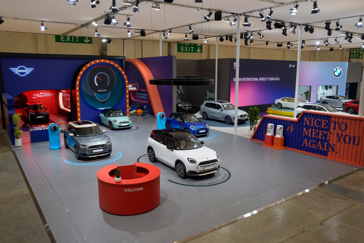‘2024 부산모빌리티쇼’ BMW 그룹 코리아 부스 모습 [BMW 코리아 제공]