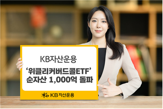 KB자산운용, ‘위클리커버드콜 ETF’순자산 1000억 돌파 [투자360]