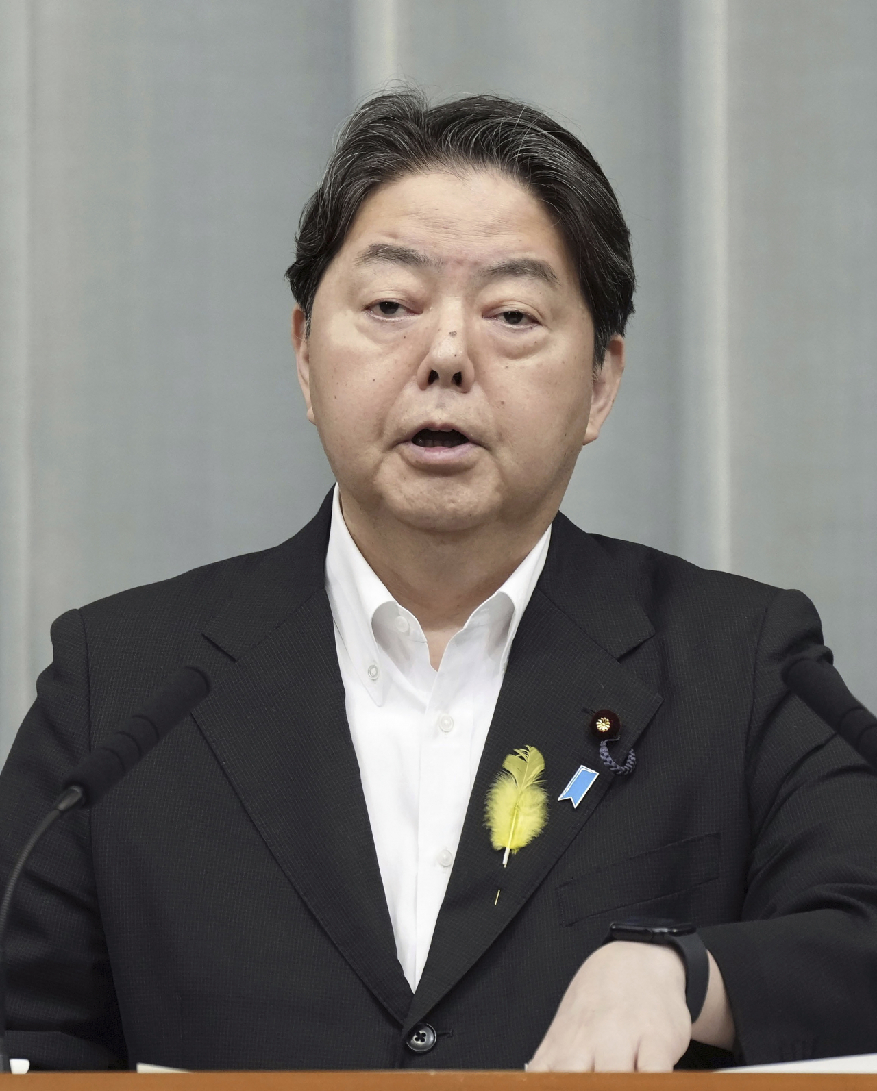 하야시 요시마사 일본 관방장관 [AP]