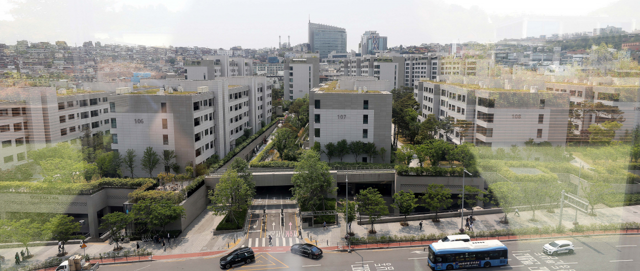 Nine One Hannam in Yongsan-gu, Seoul (Newsis)
